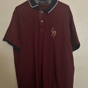 U.S. Polo Assn. Red Polo Shirt Classic Style